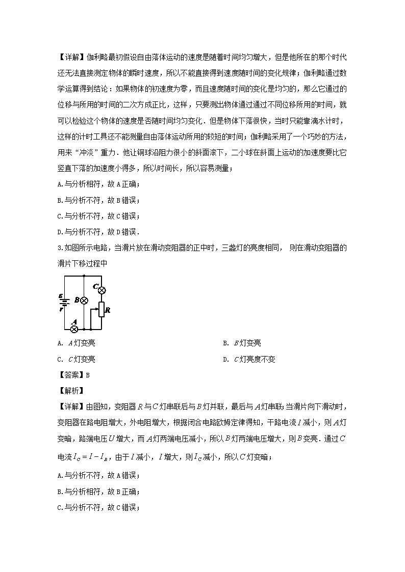 江苏省启东中学2020届高三上学期百校联考考前综合模拟物理试题第2页