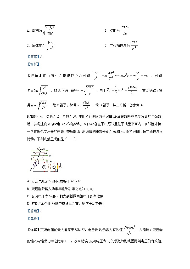 天津市东丽区2020届高三学业水平等级模拟考试物理试题（三）第3页