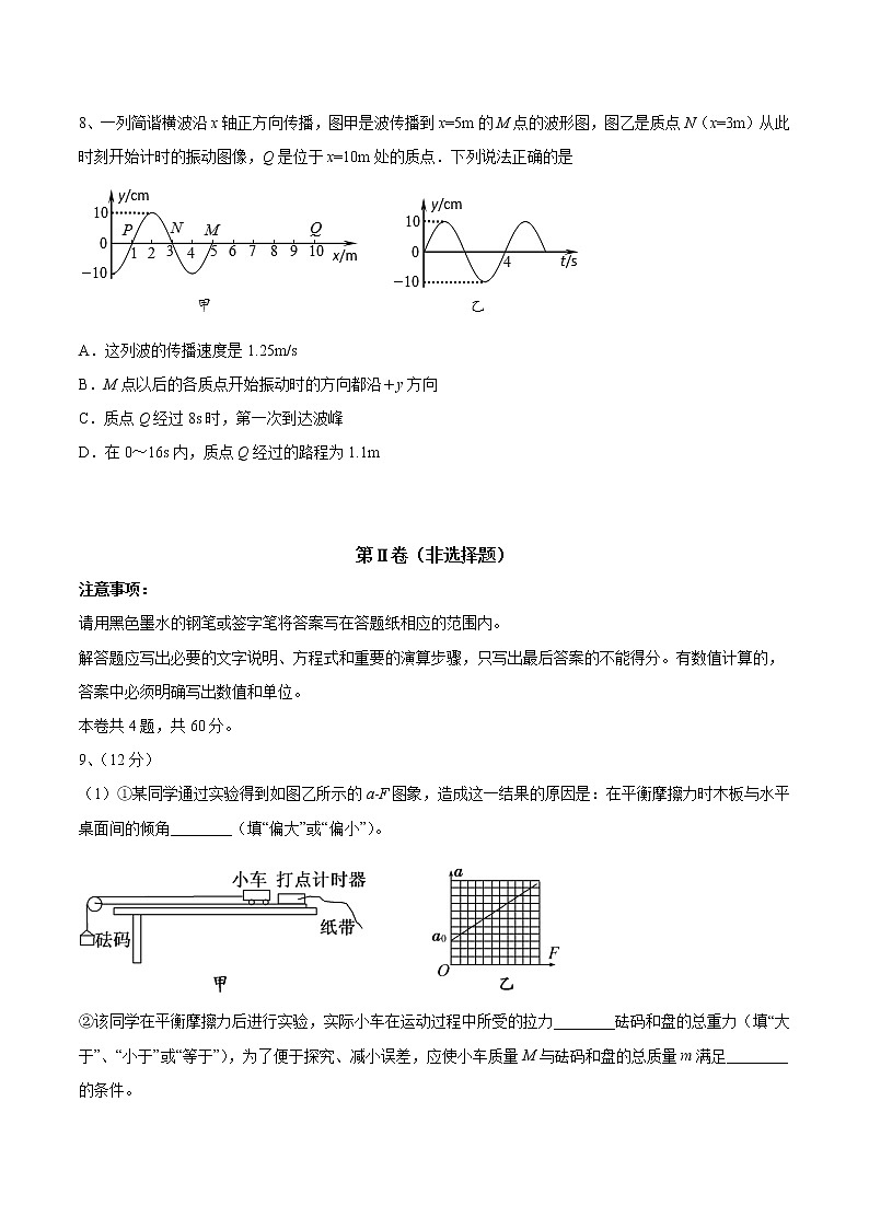 天津市宁河区芦台第四中学2020届高三毕业班模拟训练（二）物理试题03