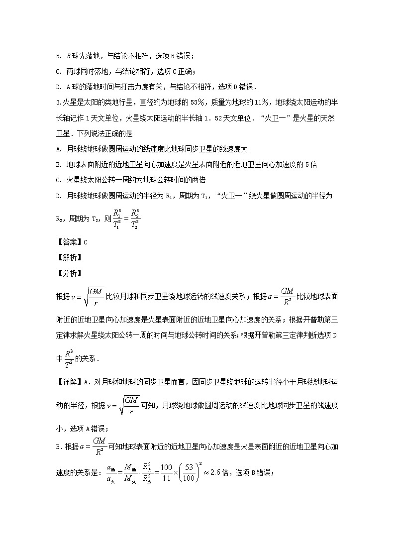 浙江省2020届高三普通高校招生模拟选考物理试题0502