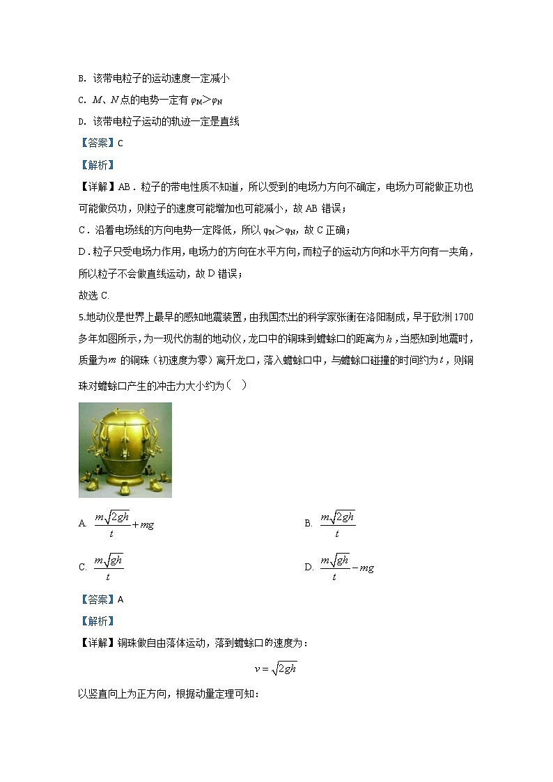 山东省济南市历城第二中学2020届高三物理模拟试题第3页