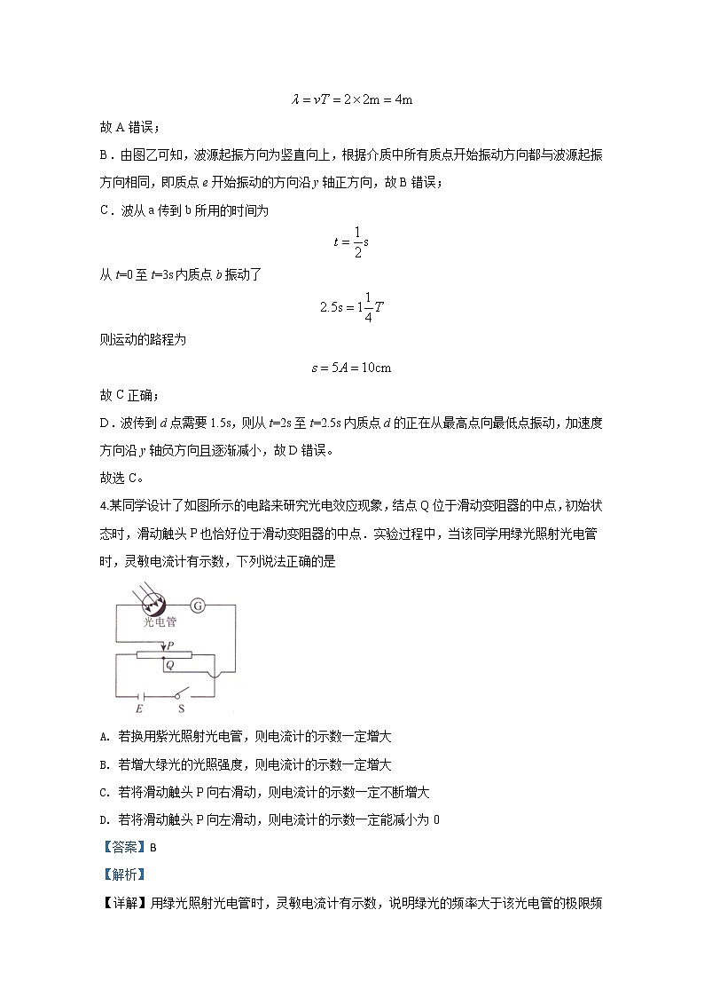 山东省潍坊市临朐县2020届高三综合模拟考试物理试题（一）03