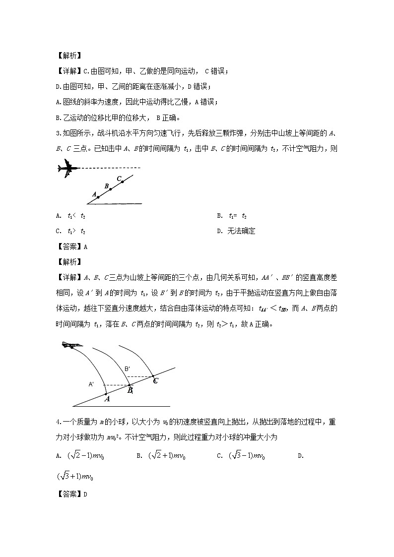河南省罗山县高中2020届高三上学期第七次模拟考试物理试题02