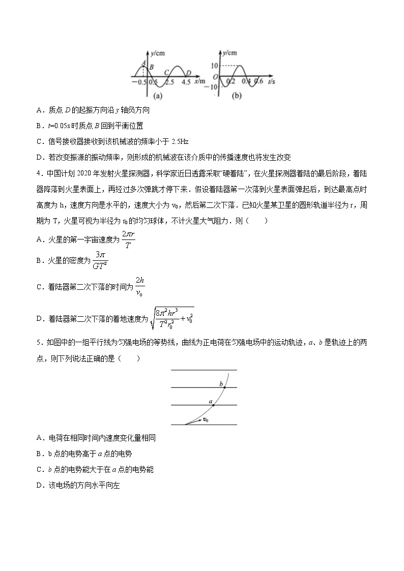 2020年天津市普通高中学业水平等级性考试物理模拟试题（九）02