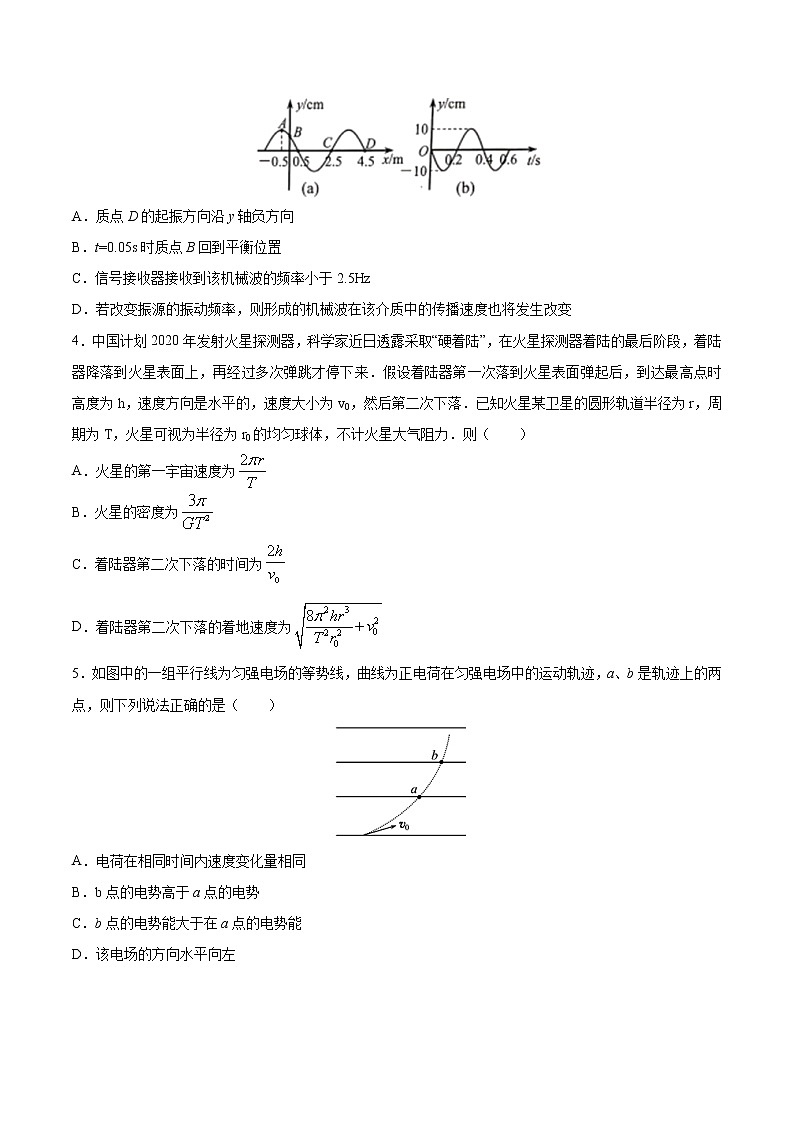 2020年天津市普通高中学业水平等级性考试物理模拟试题（九）02