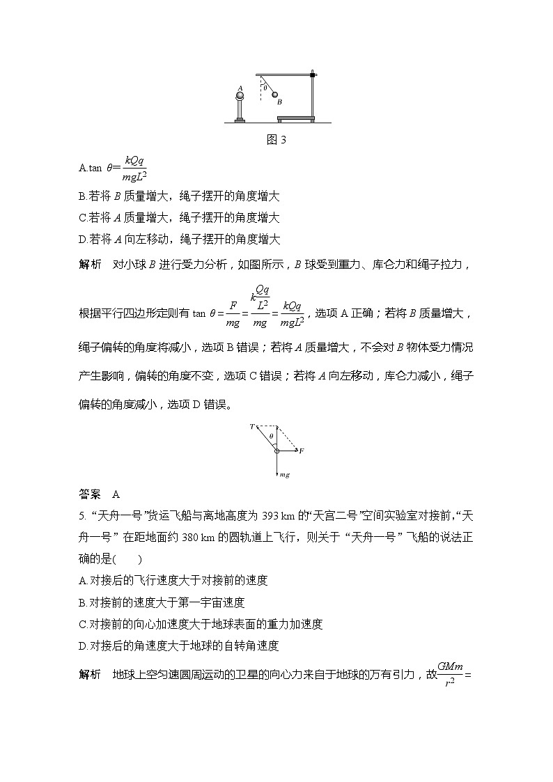 2020浙江高考物理新突破考前冲刺卷（七）03