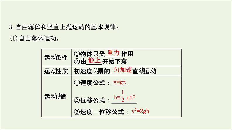 2021届高考物理一轮复习1第2讲匀变速直线运动规律课件05