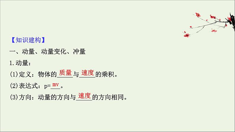 2021届高考物理一轮复习6第1讲动量动量定理课件01