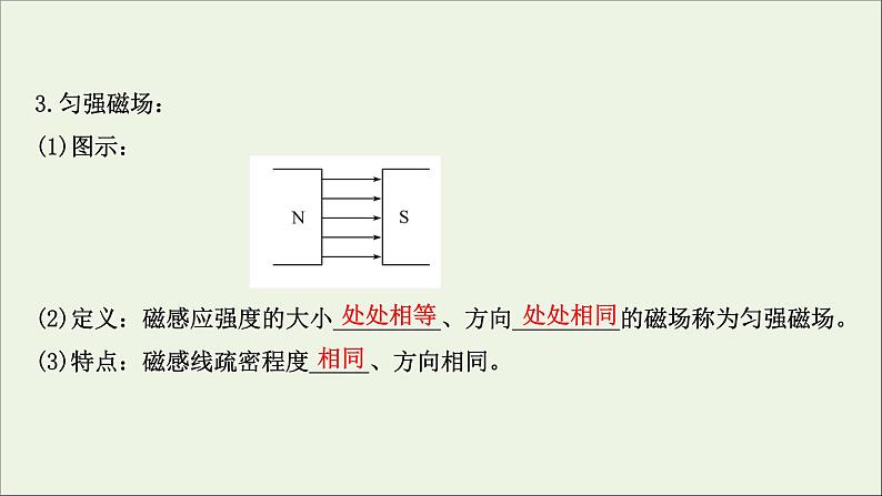 2021届高考物理一轮复习9第1讲磁场及其对电流的作用课件04