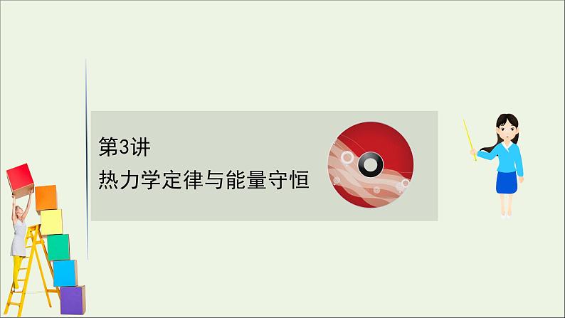 2021届高考物理一轮复习选修3_33热力学定律与能量守恒课件第1页