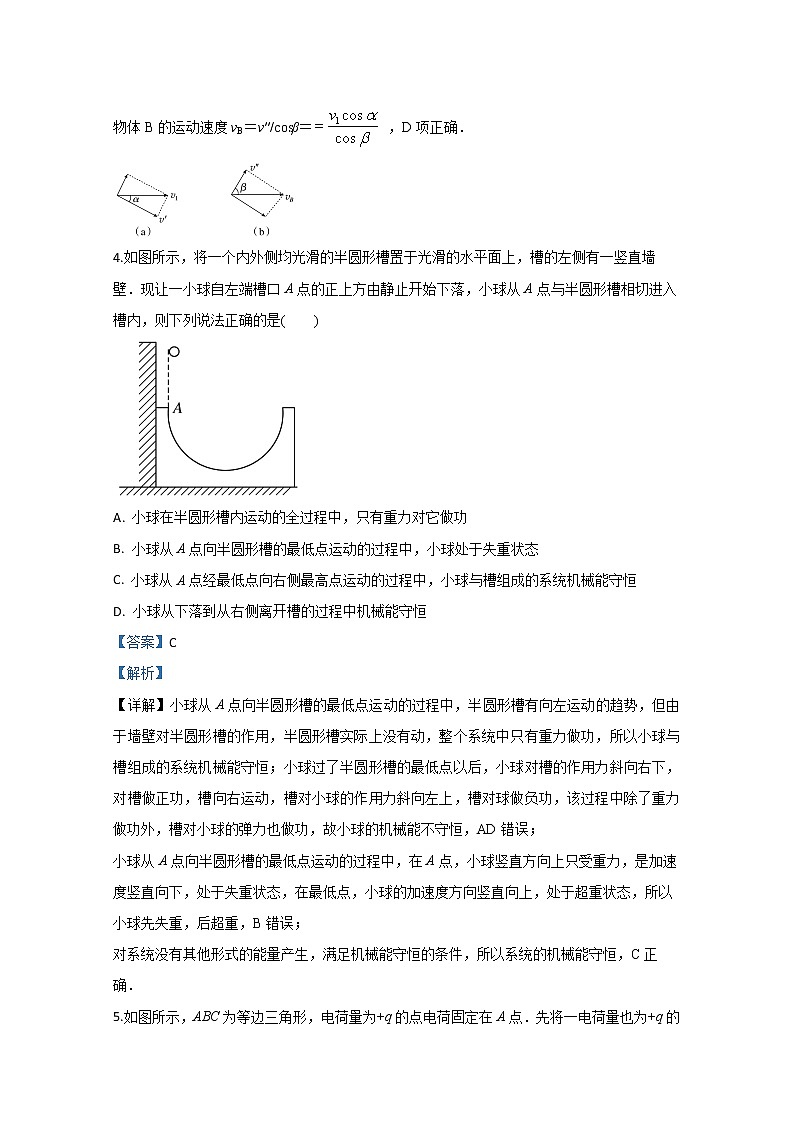 河北省衡水中学2020届高三下学期2月网络教学质量监测卷物理试题03