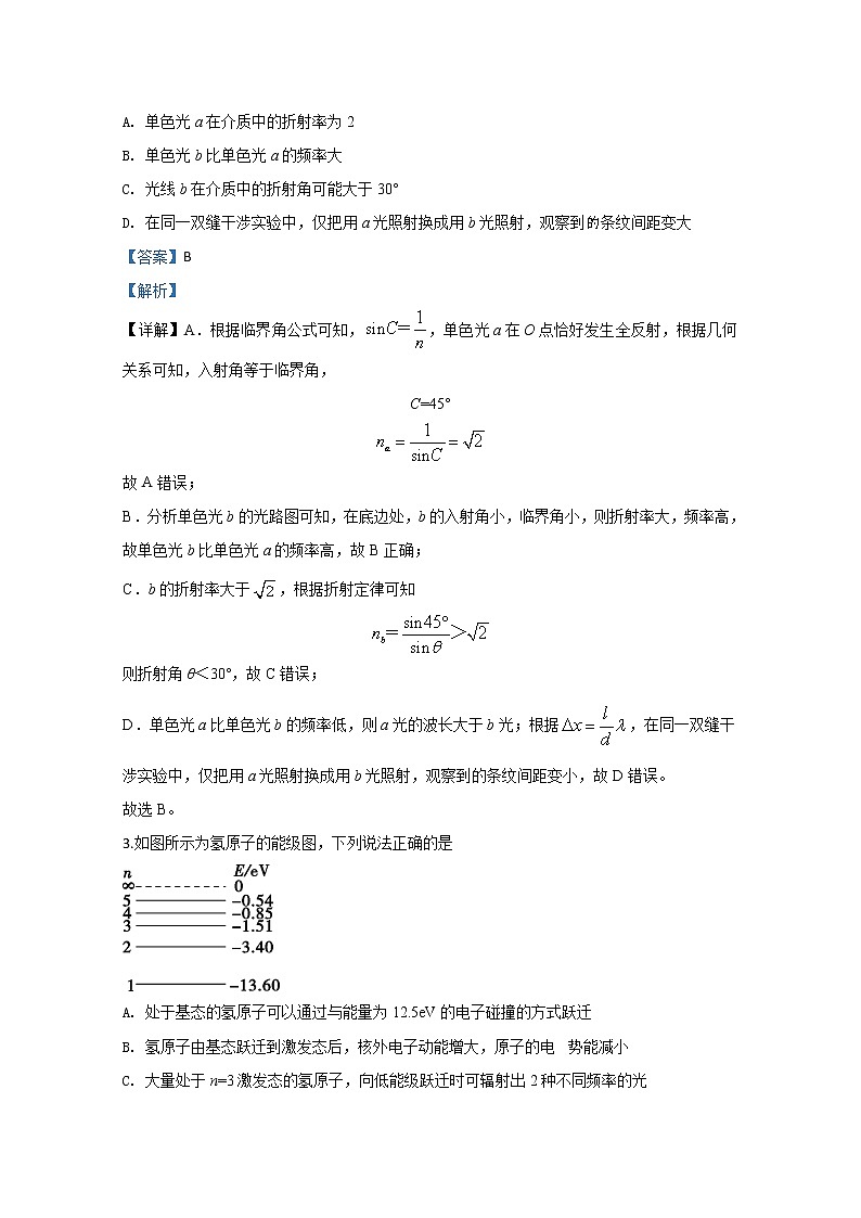 天津市第一中学天津市益中学2020届高三下学期4月物理试题02