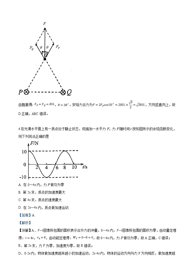 2019届云南省昆明市高三5月高考模拟考试理科综合物理试卷（解析版）第3页