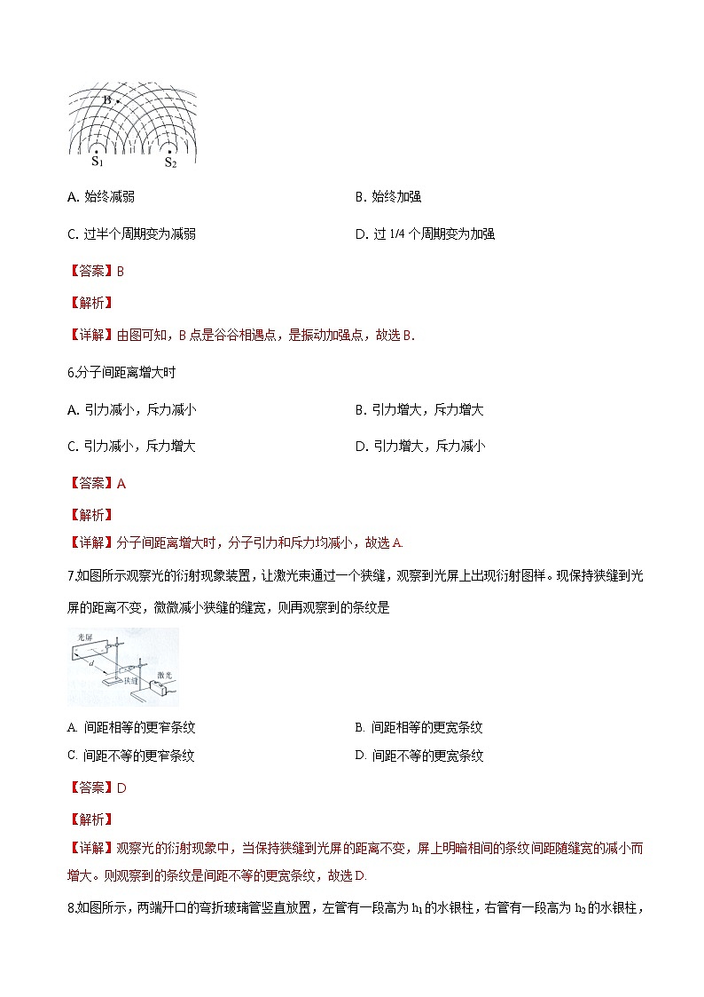 2019届上海市奉贤区高三第二学期质量调研测试物理试题（解析版）02