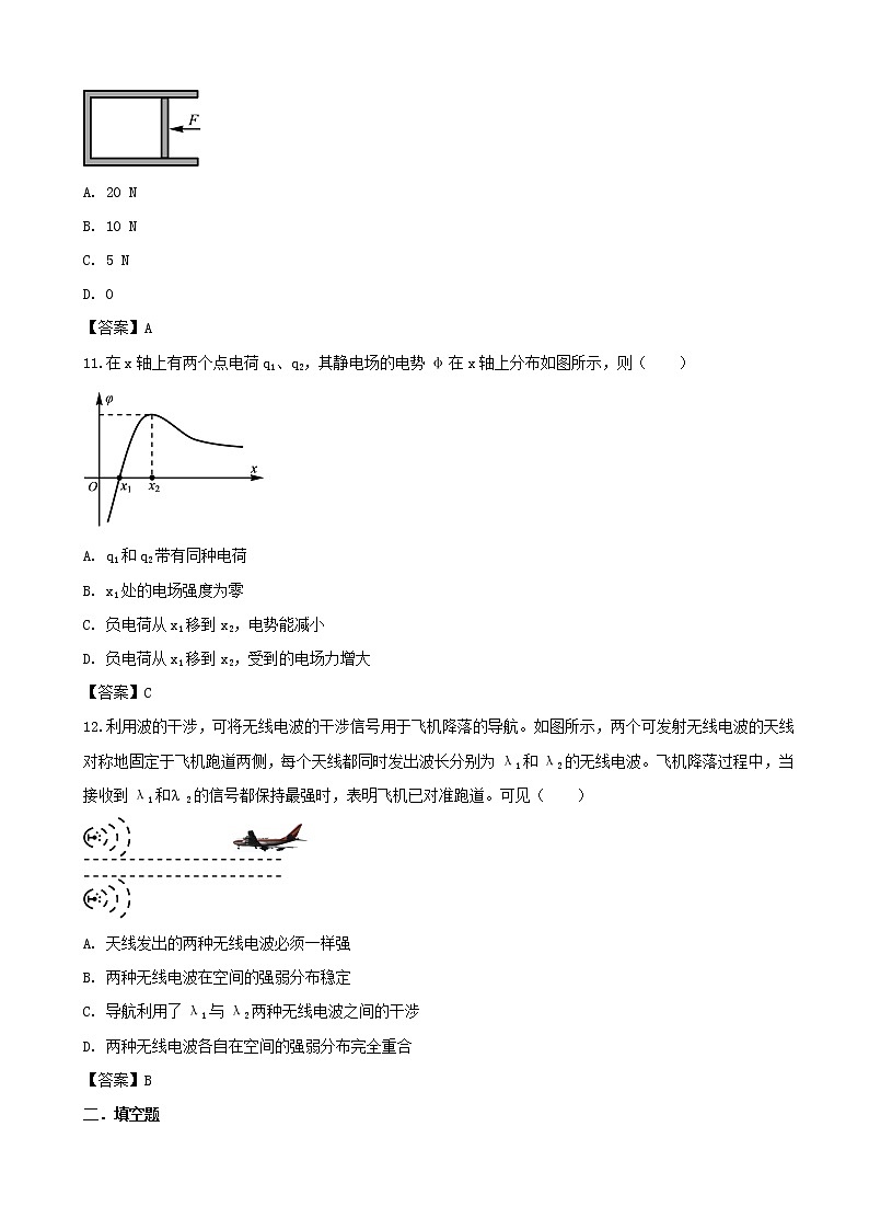 2019届上海市虹口区高三下学期等级考试（二模）物理试题（word版）03