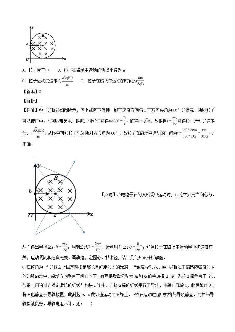 2019届四川省宜宾市叙州区第一中学高三二诊模拟考试理综-物理试题（解析版）03
