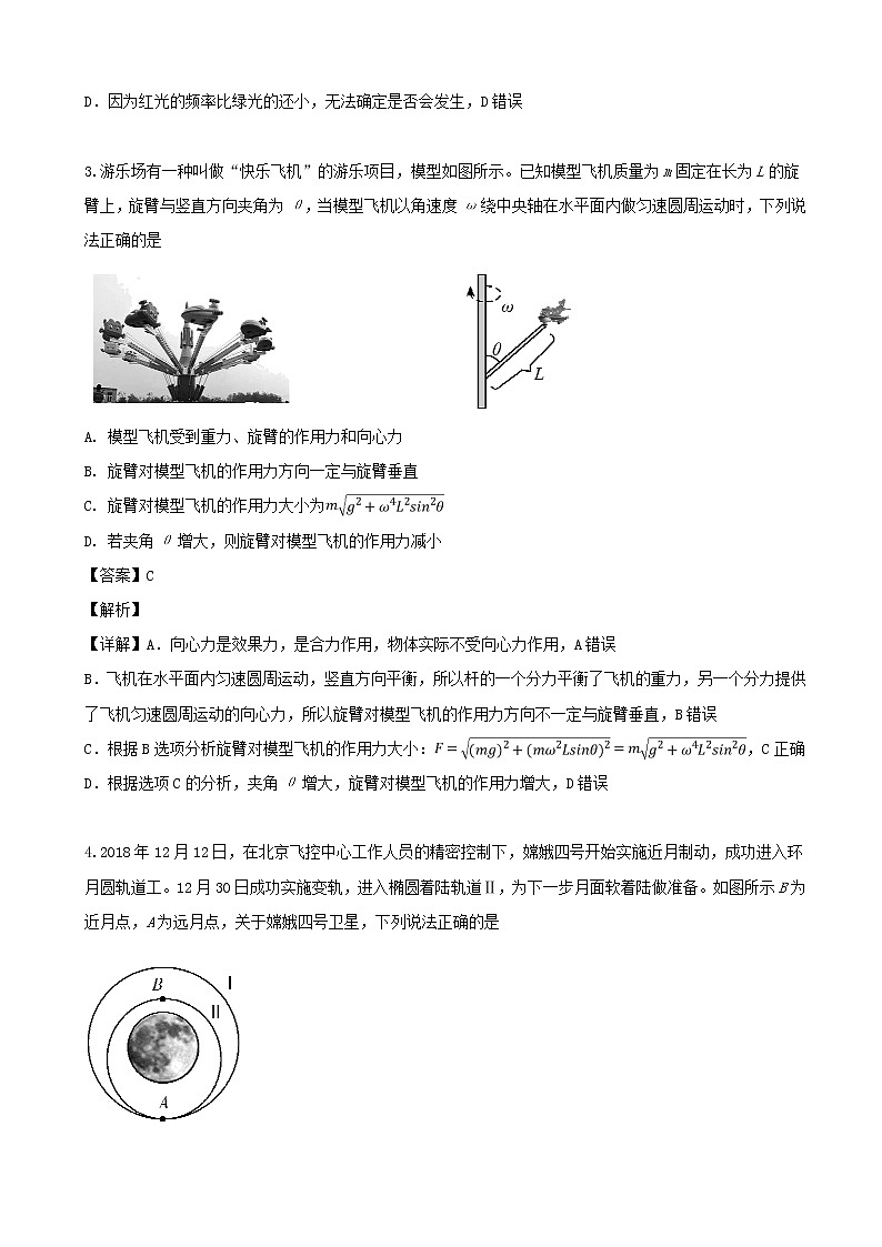 2019届辽宁省大连市高三第二次模拟考试理综物理试题（解析版）02