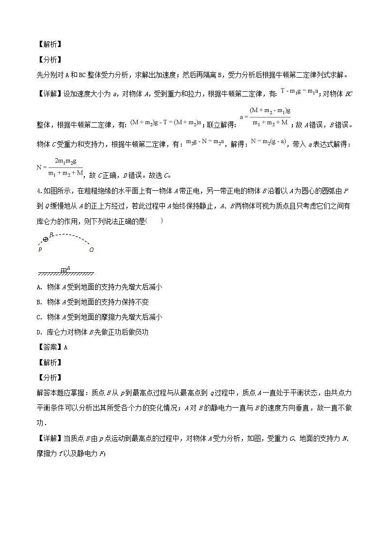 2019届辽宁省大连市甘井子区渤海高中高三高考模拟试题（4）物理试题（解析版）03