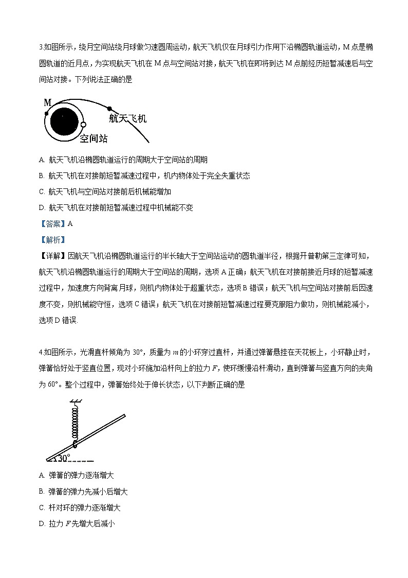 2019届山东省郓城一中等学校高三第三次模拟考试理科综合物理试卷（解析版）02