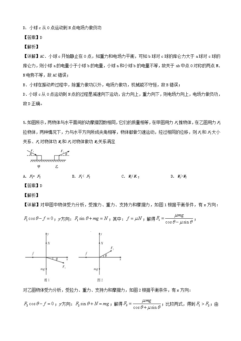 2019届湖南省长郡中学高三下学期第二次模拟考试理综物理试题（解析版）03