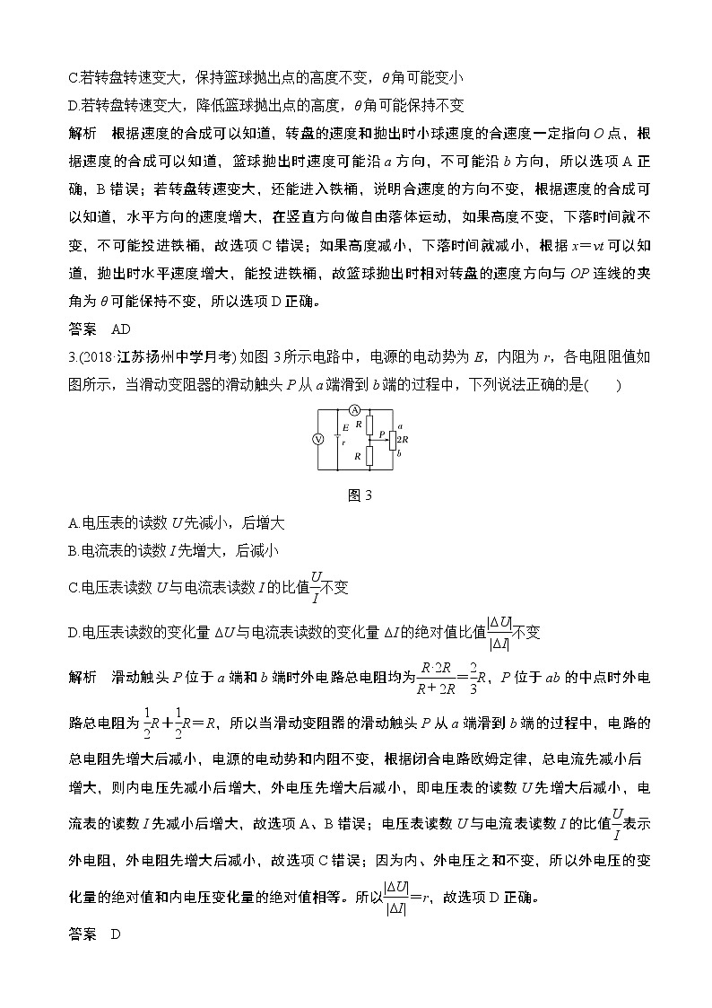 2019届江苏省高考物理精编优选冲刺练综合抢分练（7）（解析版）第2页