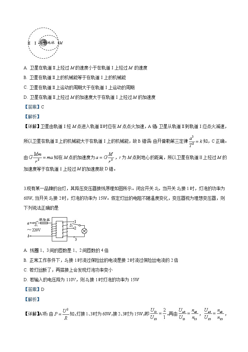 2019届河北省唐山一中高三五模理科综合物理试卷（解析版）第2页