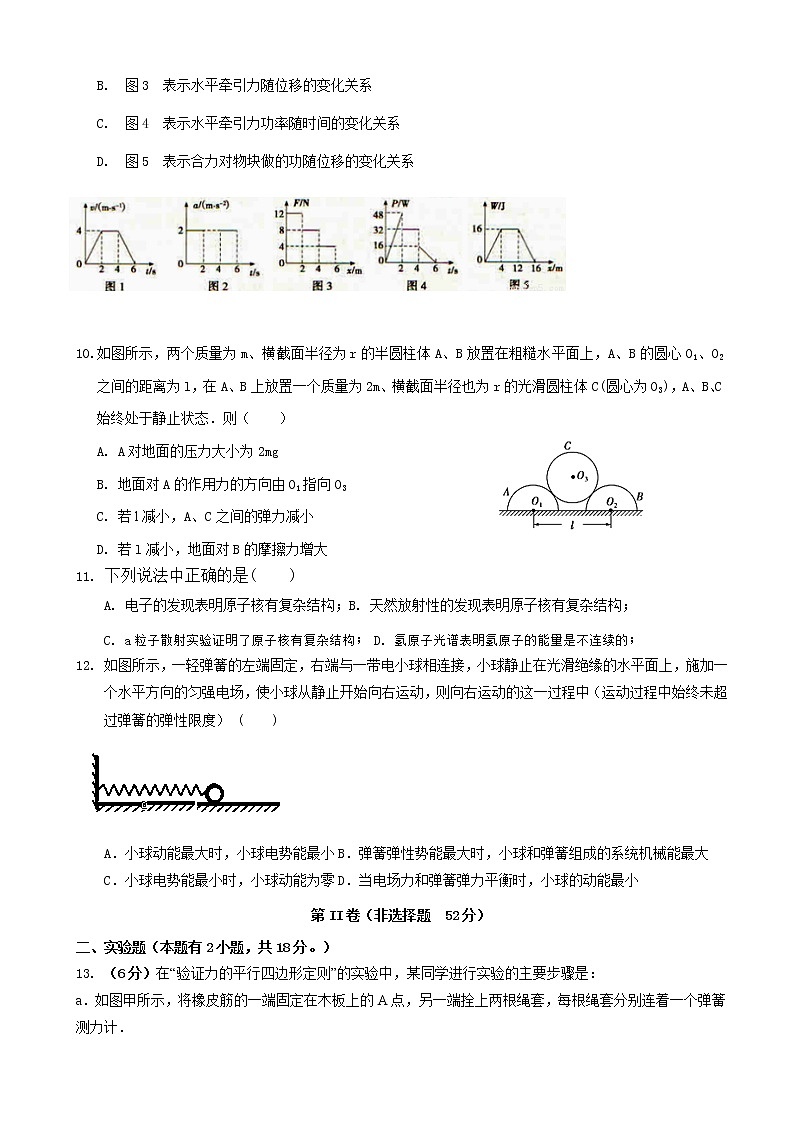 2019届河北省武邑中学高三上学期第二次调研考试物理试题第3页