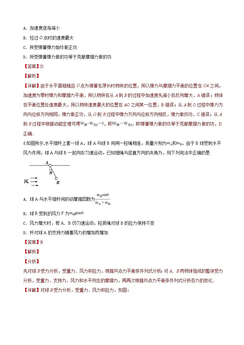 2019届黑龙江省哈尔滨市第三中学高三上学期第二次调研考试物理试题（解析版）第3页