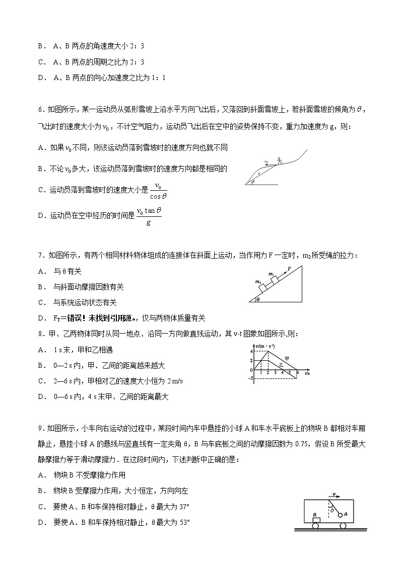 2019届黑龙江省哈尔滨市第三中学校高三上学期第一次调研考试物理试题第2页