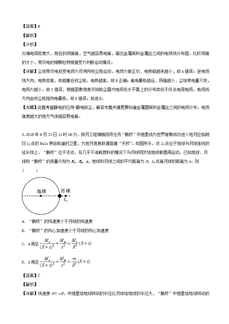 2019届湖北省宜昌市夷陵中学、襄阳五中、钟祥一中高三（5月）模拟物理试题（解析版）02