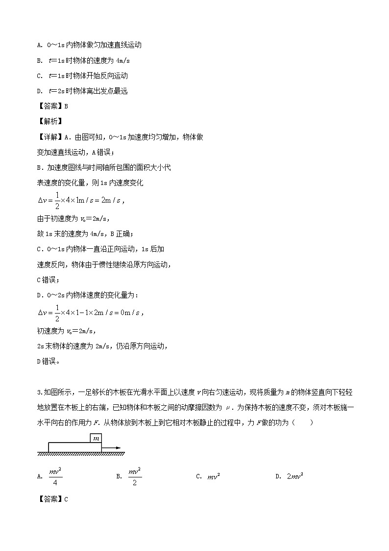 2019届安徽师大附中高三高考最后一卷（5月份）物理试题（解析版）第2页