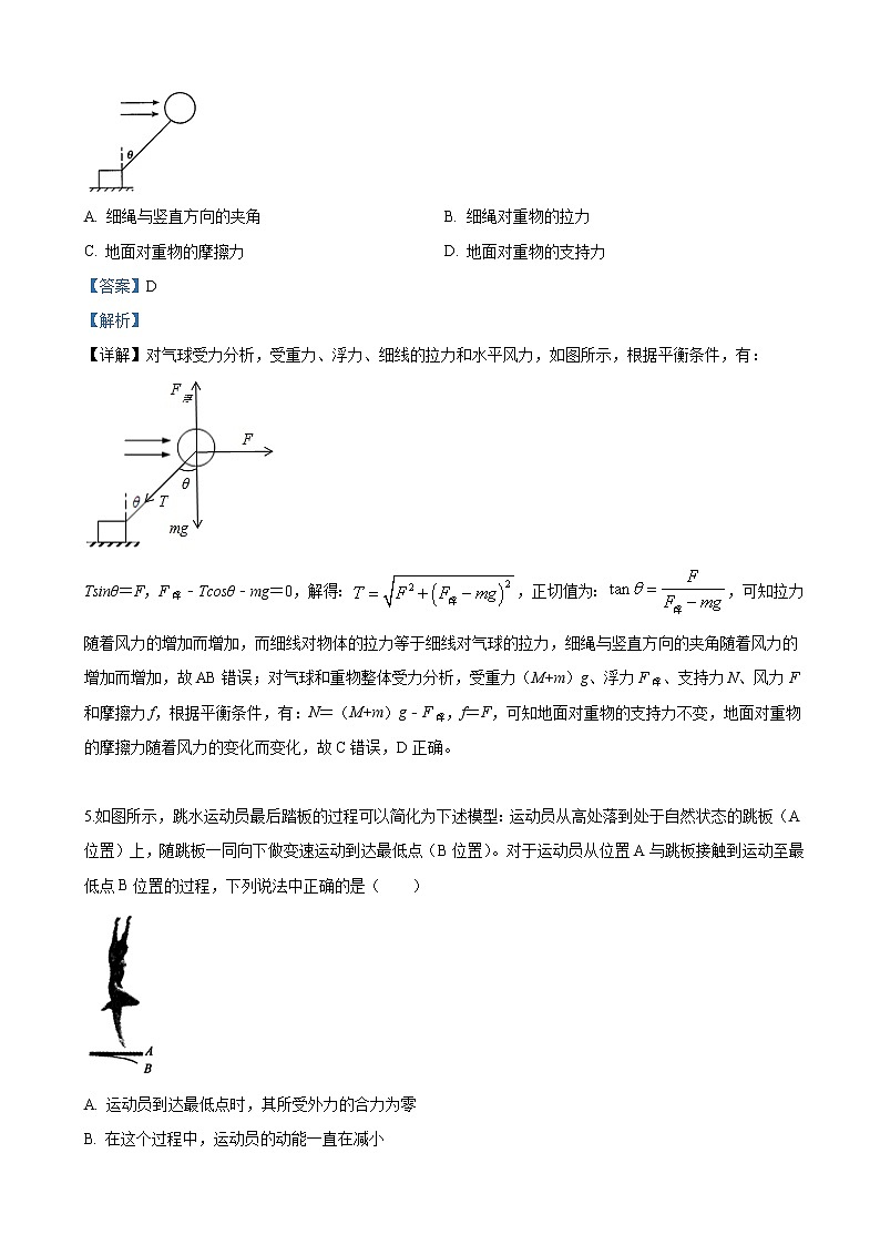 2019届北京市顺义区高三高考物理一模试卷（解析版）03