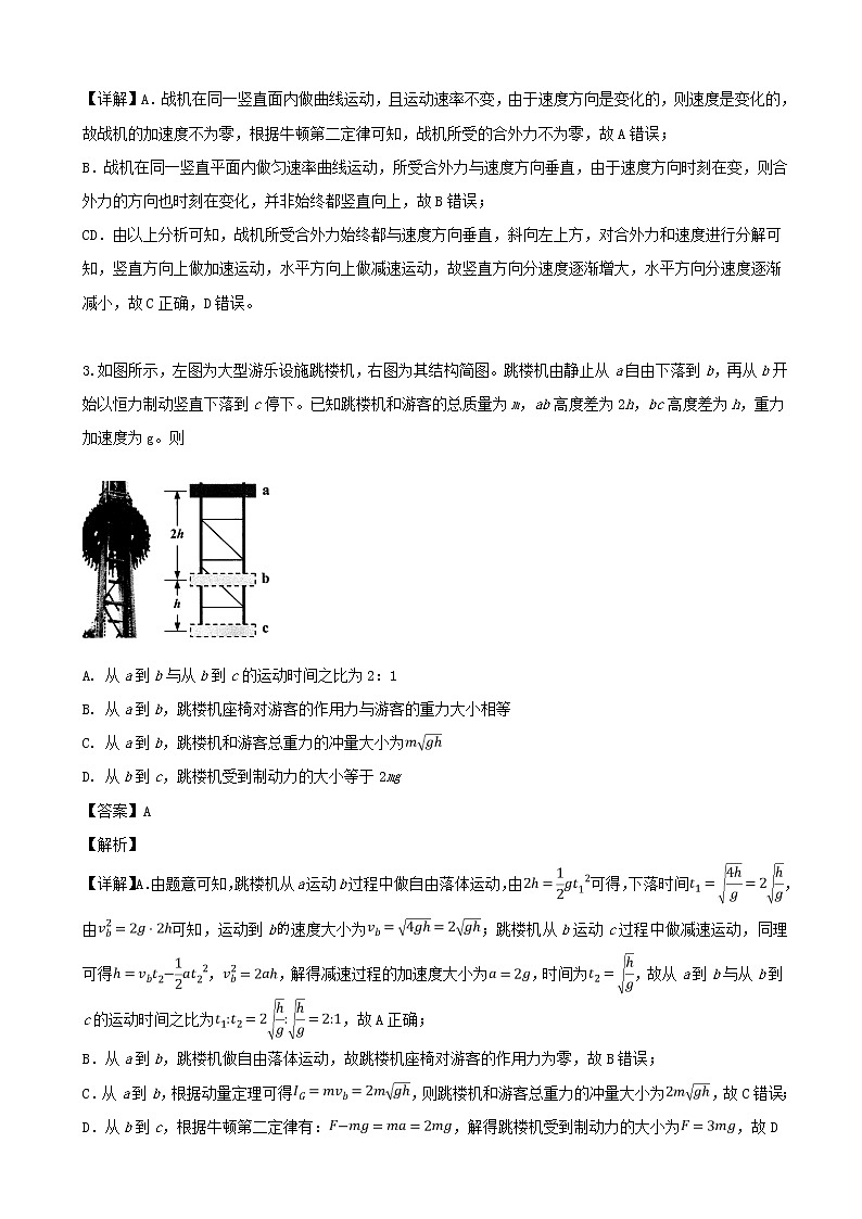 2019届广东省深圳市高三4月第二次调研考试理综物理试题（解析版）第2页