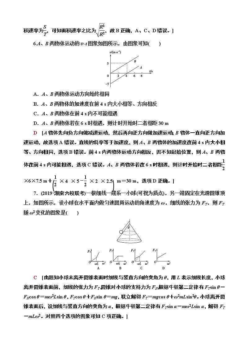 2020年全国普通高等学校招生统一考试物理模拟卷七（解析版）第3页