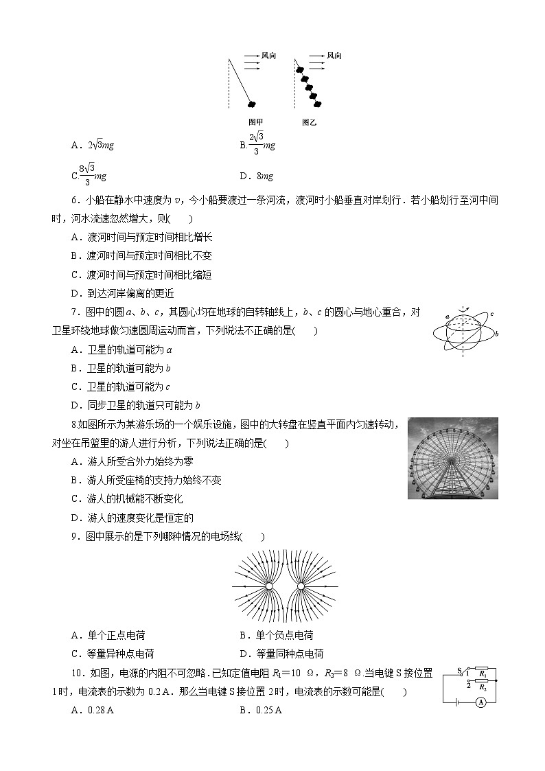 2020届浙江高考物理考前仿真模拟卷（十五）（解析版）第2页