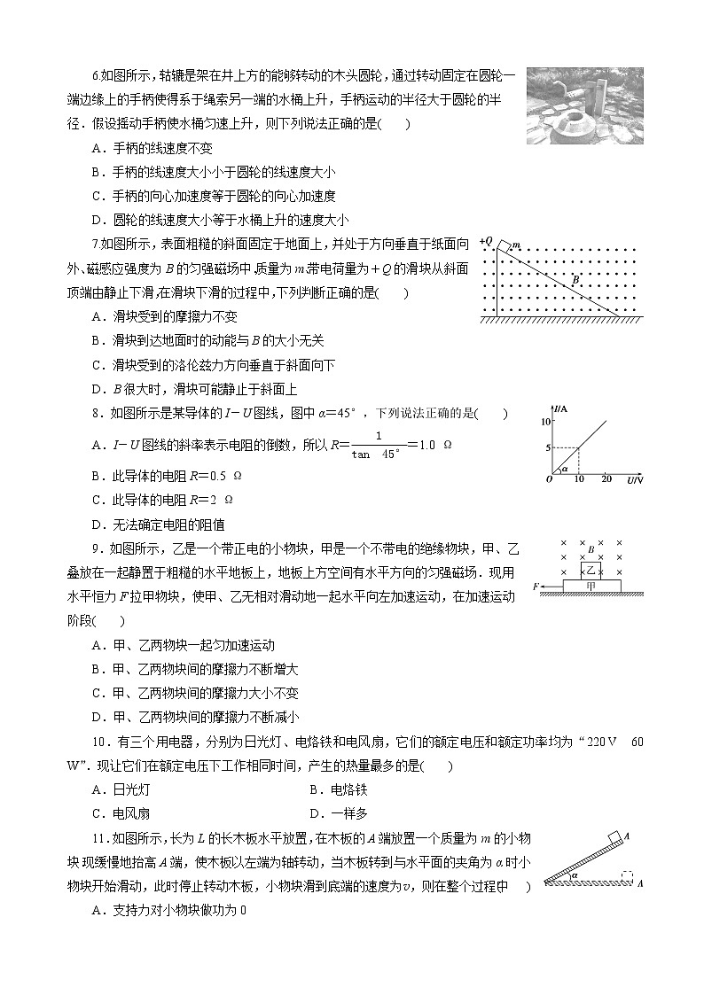 2020届浙江高考物理考前仿真模拟卷（八）（解析版）第2页