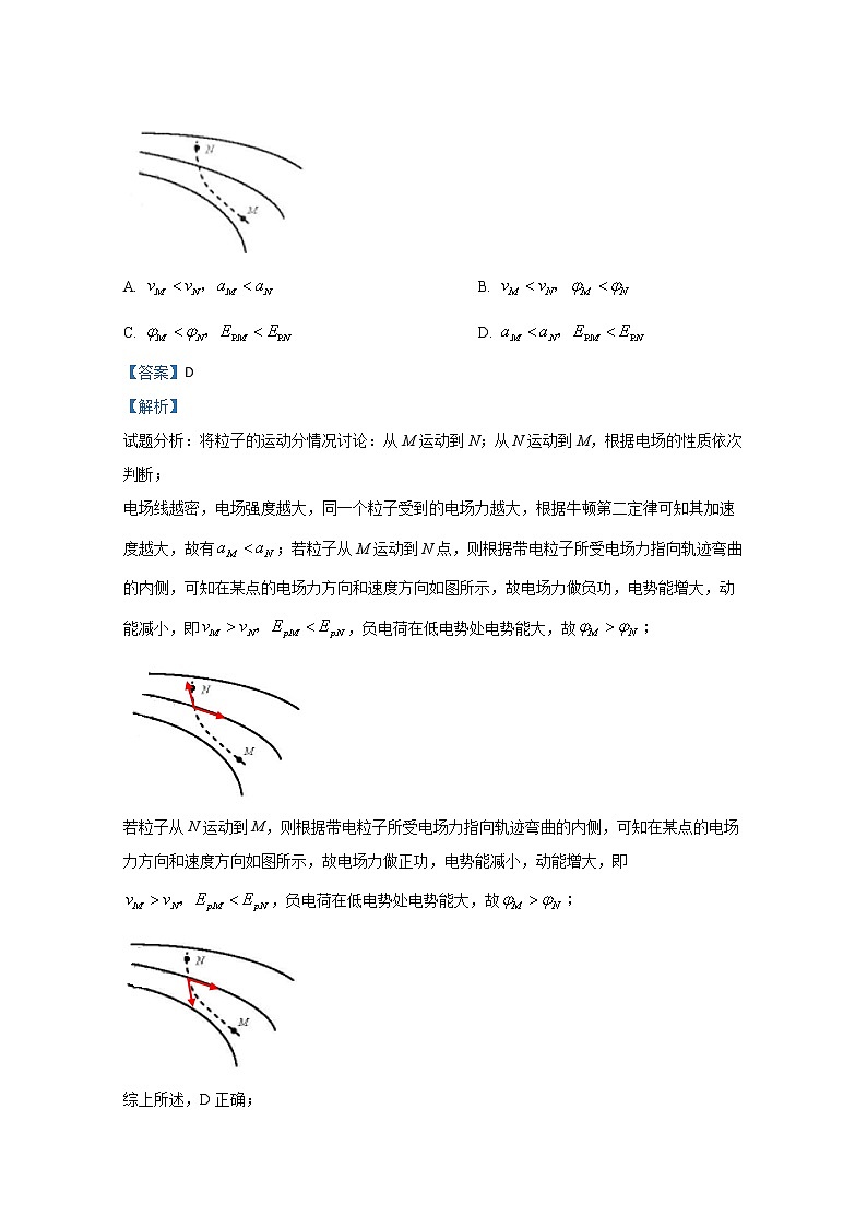 河北省保定市河北安国中学2020届高三上学期物理试题第3页