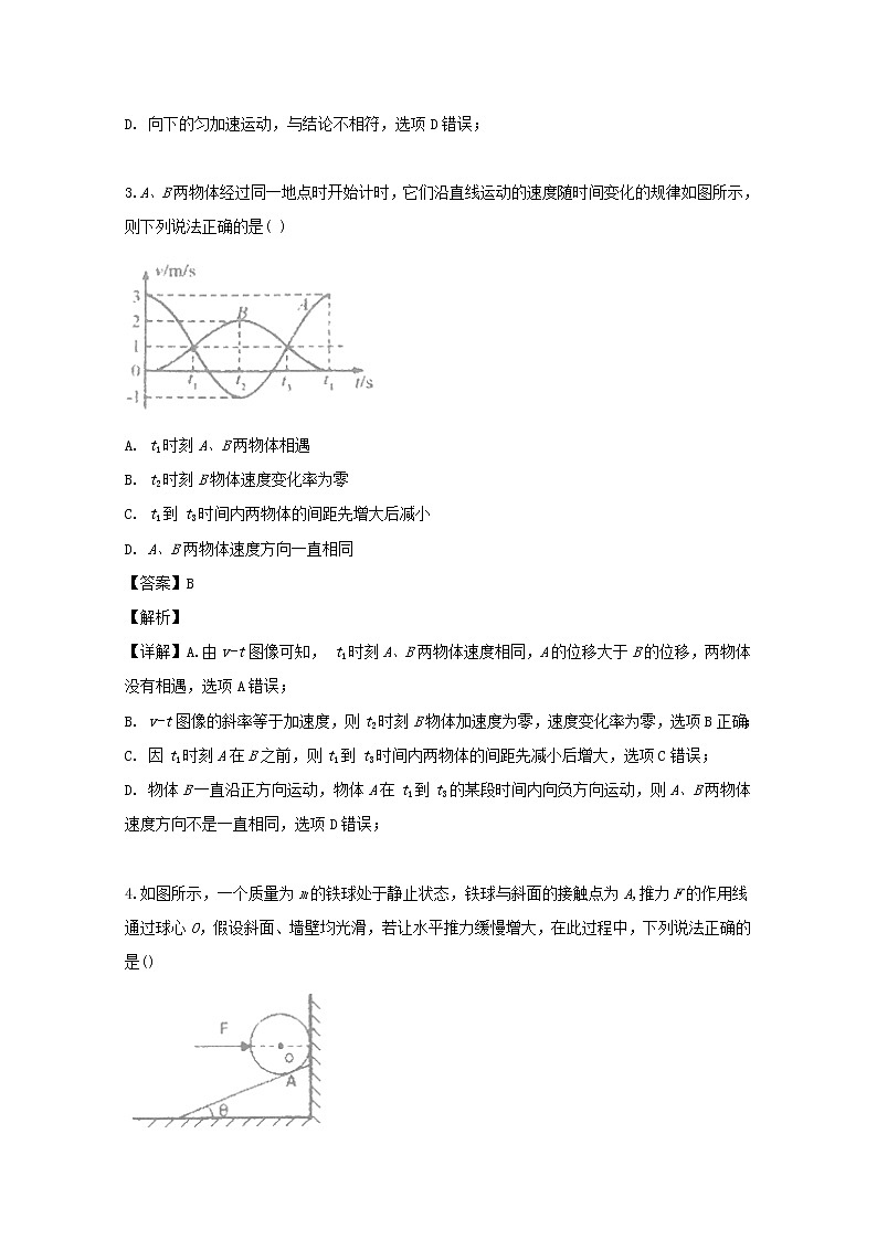 黑龙江省哈尔滨市通河一中2020届高三上学期第一次调研考试物理试题02