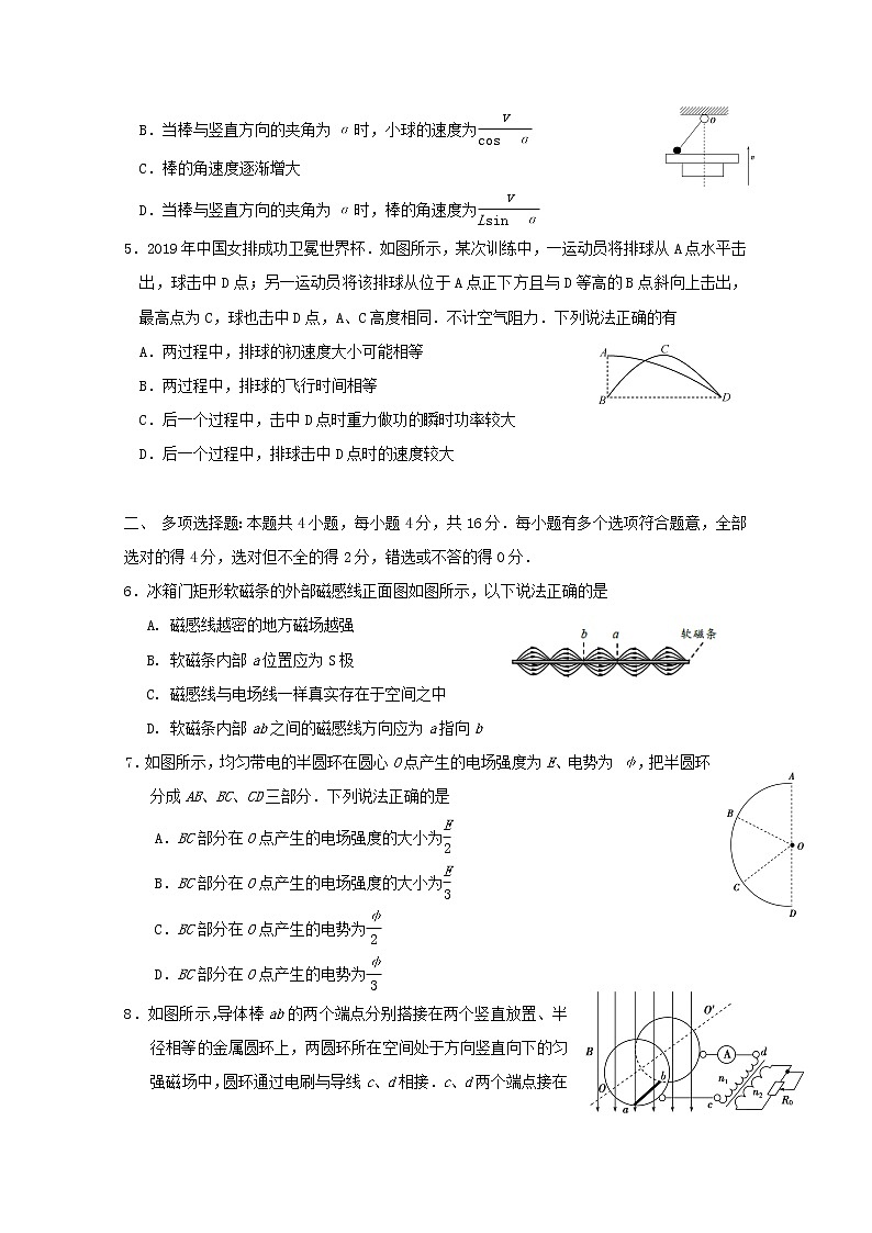 江苏省连云港市赣榆区2020届高考物理仿真训练试题02