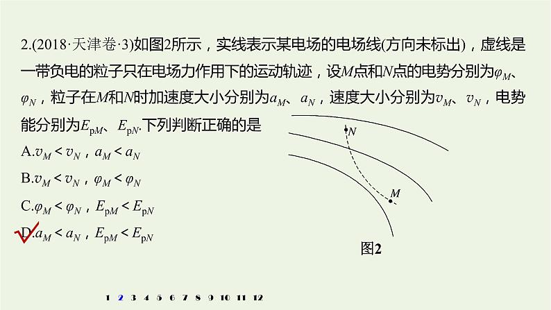 2021高考物理一轮复习第七章静电场（102）章末综合能力滚动练课件新人教版04