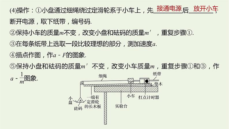 2021高考物理一轮复习第三章牛顿运动定律实验四验证牛顿运动定律课件新人教版05