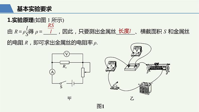 2021高考物理一轮复习第八章恒定电流实验八测定金属的电阻率（同时练习使用螺旋测微器）课件新人教版第3页