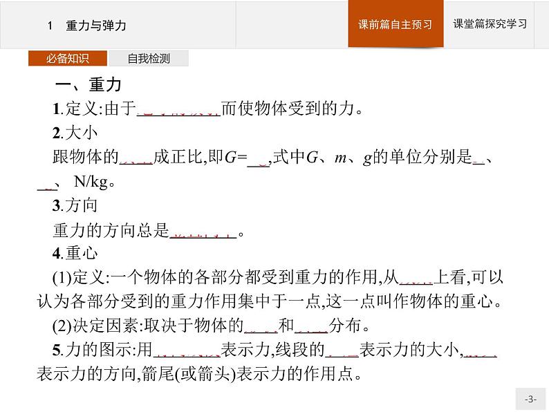 第三章　1　重力与弹力 高中_物理_新人教版 课件03