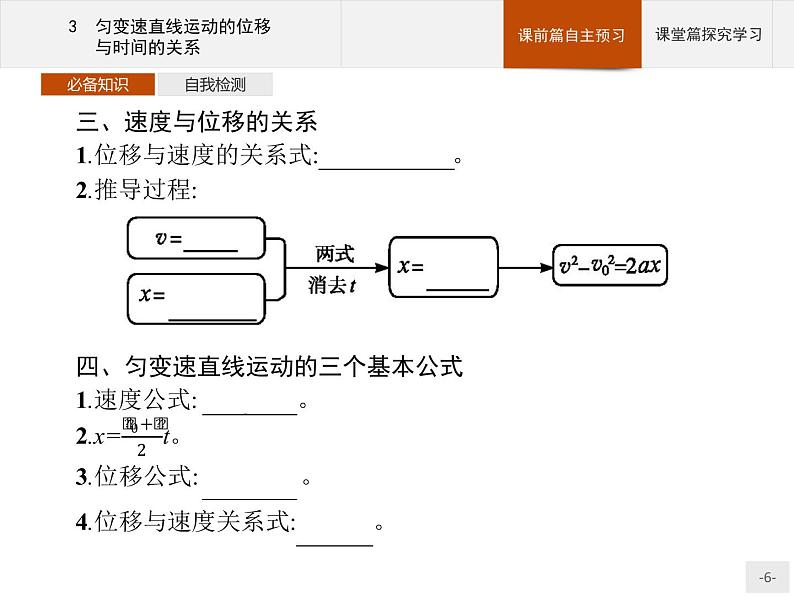 第二章　3　匀变速直线运动的位移与时间的关系PPT课件  高中_物理_新人教版06