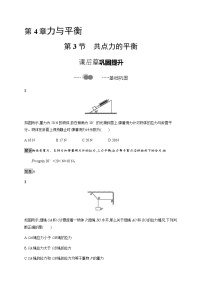 鲁科版 (2019)必修 第一册第3节 共点力的平衡精品当堂达标检测题