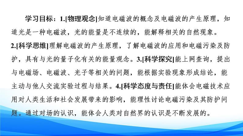 高中物理必修第三册5.3初识电磁波及其应用 第4节　初识光量子与量子世界 PPT课件02