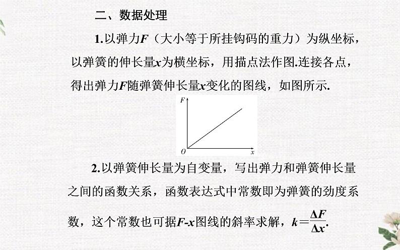 第三章 实验：探究弹簧力与形变量的关系 PPT课件07