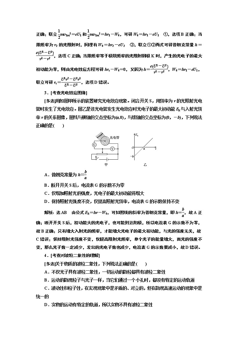 2019届高三物理二轮复习教师用书：第一部分专题五近代物理初步02