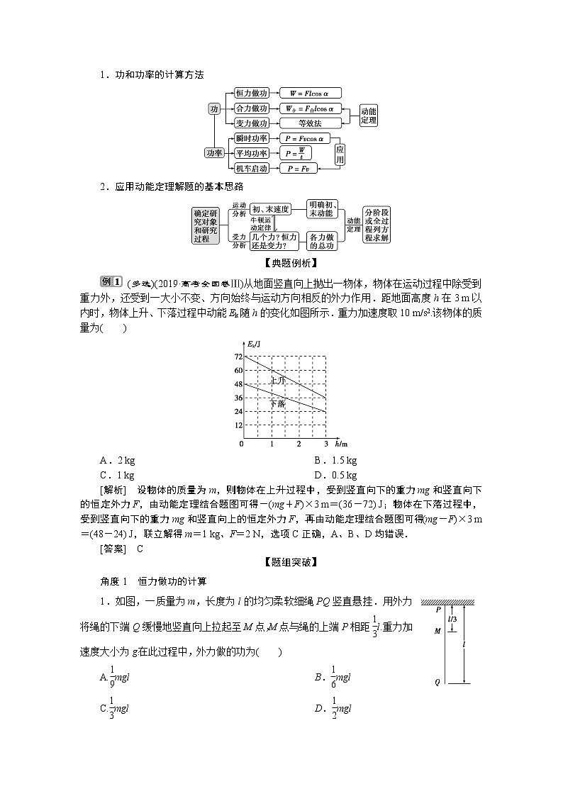 2020江苏高考物理二轮讲义：专题二第1讲　功能关系的应用第3页
