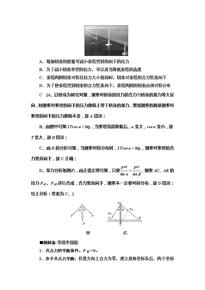 2020新课标高考物理二轮复习教师用书：第1部分专题1第1讲　力与物体的平衡第3页